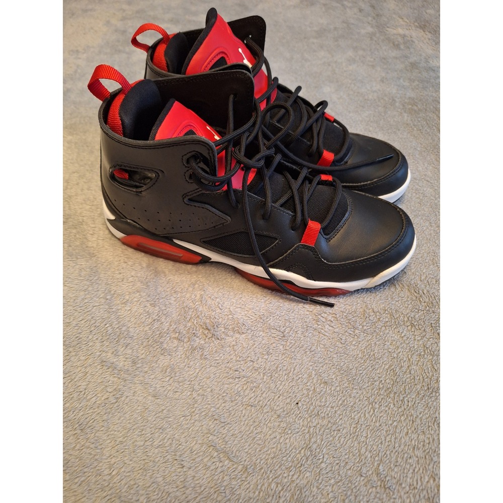 Jordan 6-17-23 Bred Black University Red White Sneakers DM1685-006 Mens 6.5Y - Picture 3 of 6